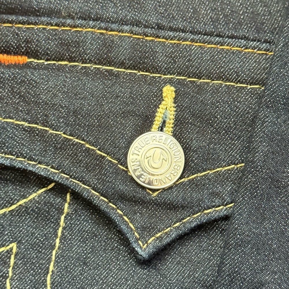 True Religion Dark Blue Boot Cut Jeans - Picture 6 of 11